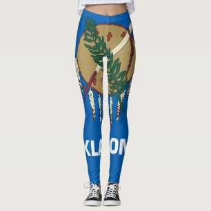 Oklahoma-Flagge Leggings