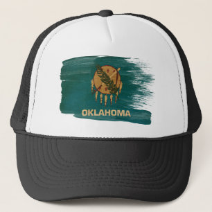 Oklahoma-Flaggen-Fernlastfahrer-Hut Truckerkappe