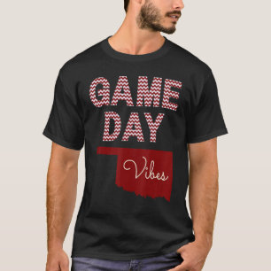 Oklahoma Football-Spieltag-Vibes Herbst-Tailgate T-Shirt