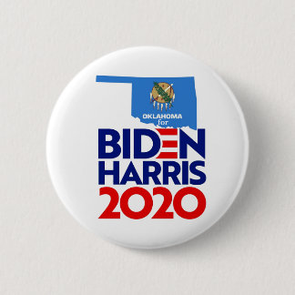 Oklahoma für Biden Harris 2020 Button