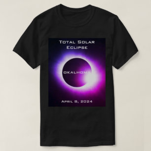 Oklahoma Gesamte Sonnenfinsternis 8. April 2024 T-Shirt