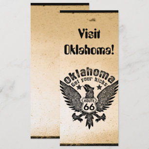 Oklahoma Get Your Kicks Route 66 Einladung