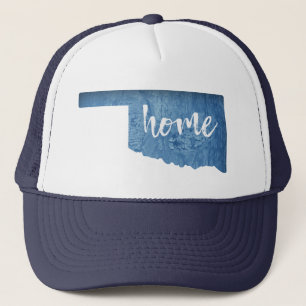 Oklahoma-Heimat-Holzmaserung Truckerkappe