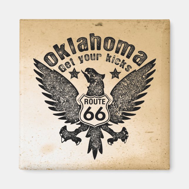 Oklahoma hol dir deine Kicks Magnet (Vorne)