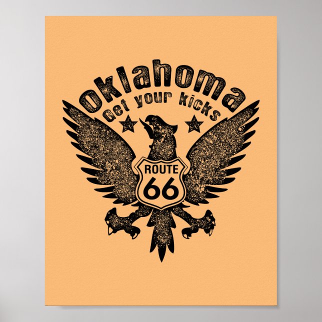 Oklahoma hol dir deinen Kick Poster (Vorne)
