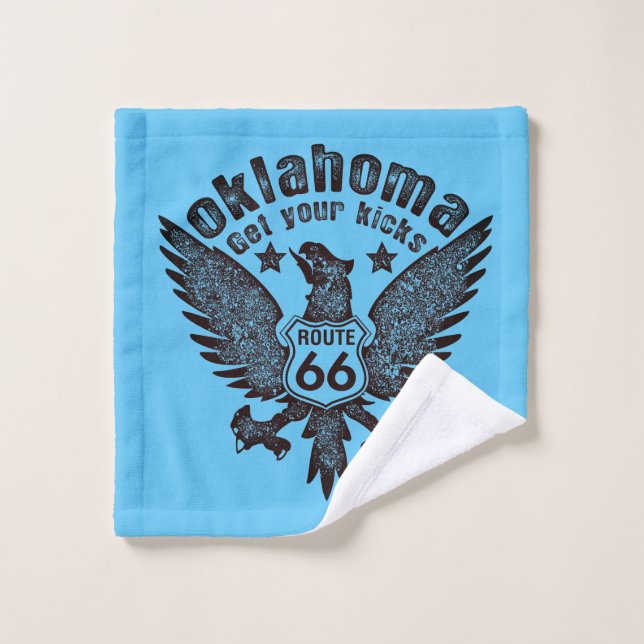 Oklahoma holen Sie Ihre Kicks Waschlappen (Waschlappen)
