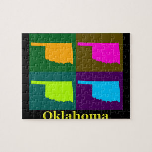 Oklahoma Karte Puzzle