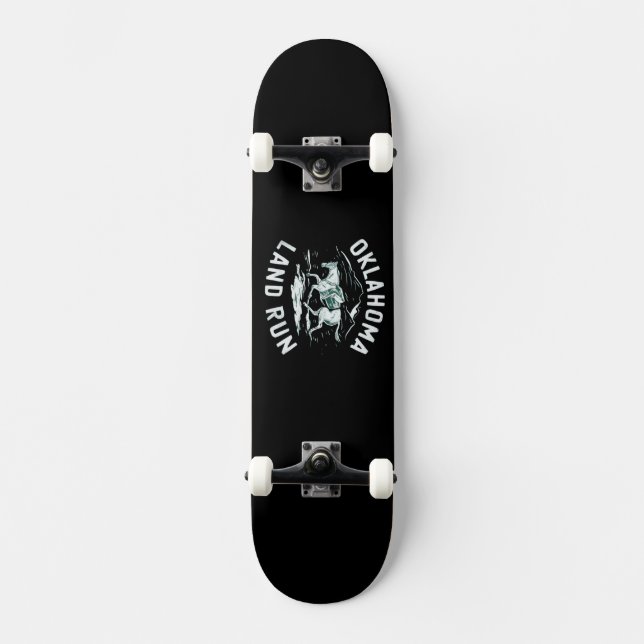 Oklahoma Land Ran Skateboard (Vorderseite)