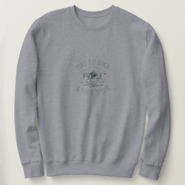 Oklahoma Land Ran Sweatshirt (Design vorne)
