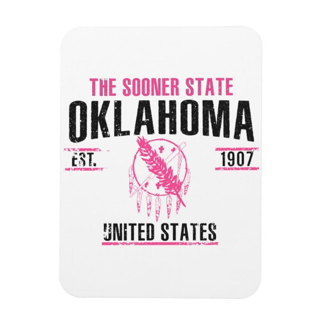 Oklahoma Magnet (Vertikal)