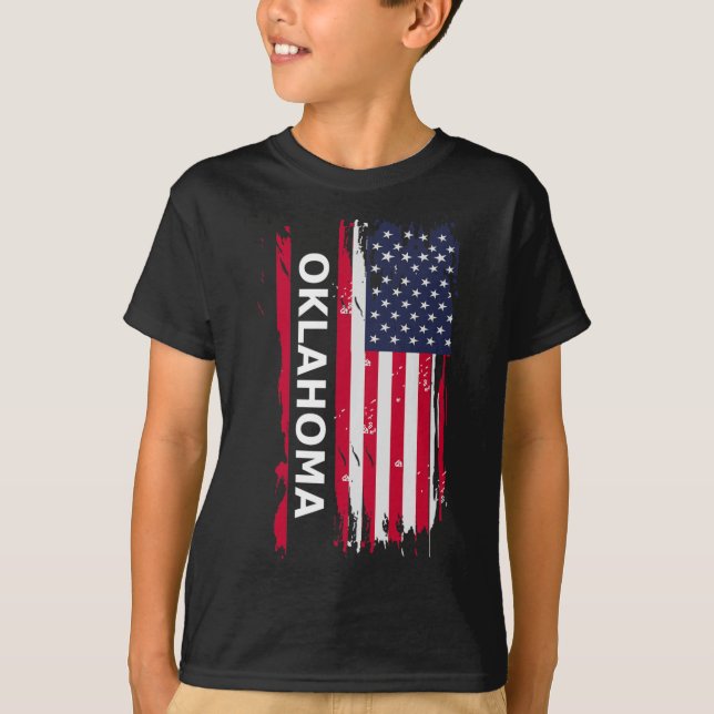 Oklahoma Männer und Frauen  T-Shirt (Vorderseite)