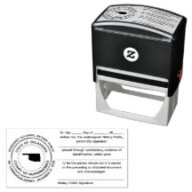 Oklahoma Notary Public Recognition Briefmarke