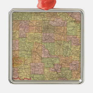 Oklahoma Ornament Aus Metall