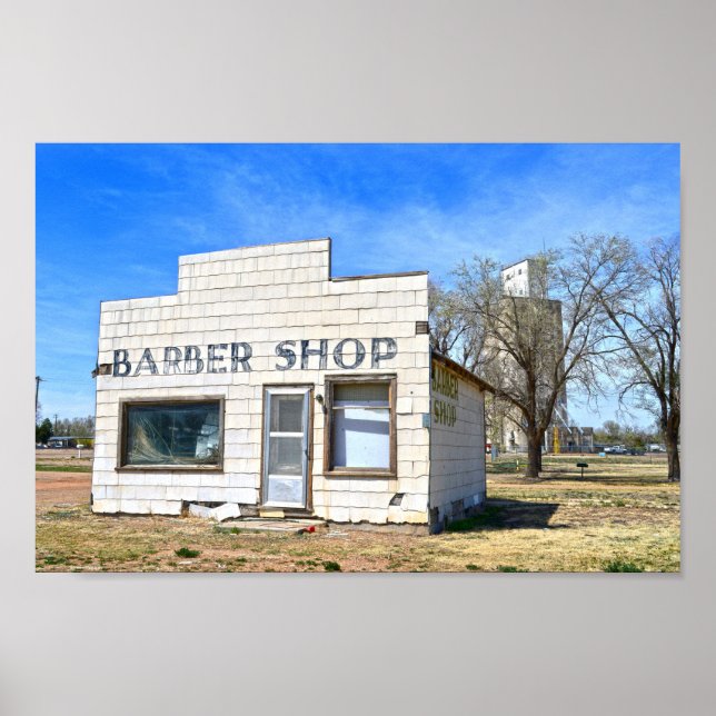 Oklahoma Panhandle Barber Shop Poster (Vorne)
