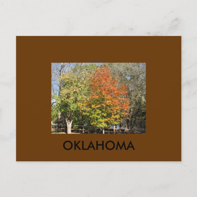 OKLAHOMA POSTKARTE (Vorderseite)