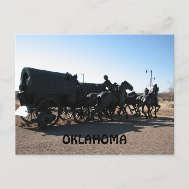 OKLAHOMA POSTKARTE (Vorderseite)