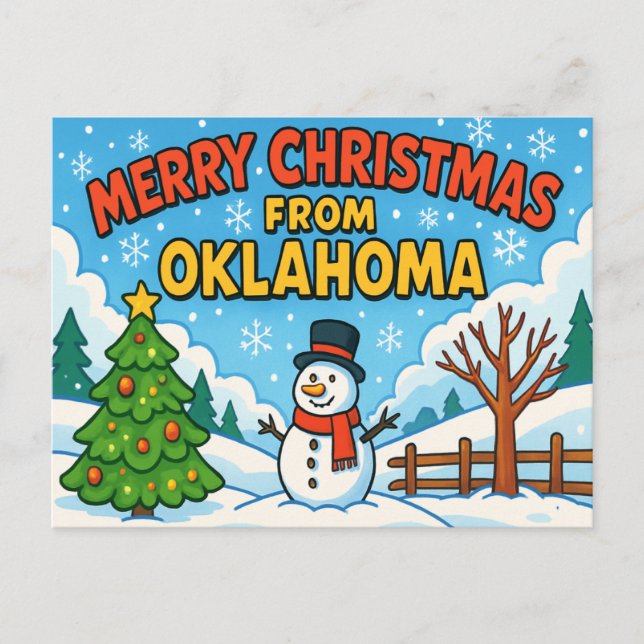 OKLAHOMA Postkarte (Vorderseite)