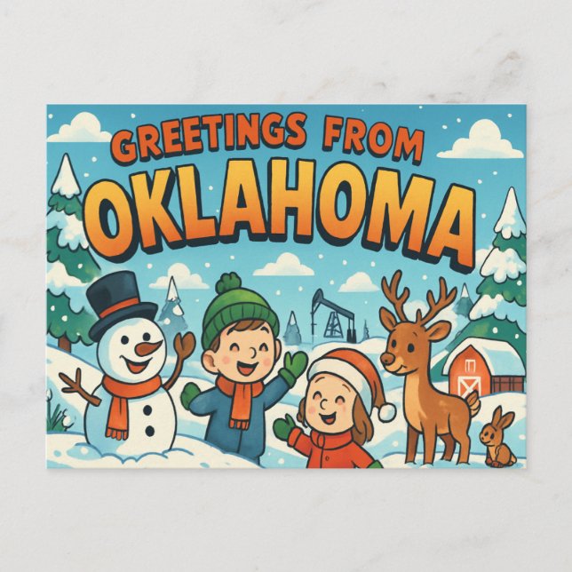 OKLAHOMA Postkarte (Vorderseite)