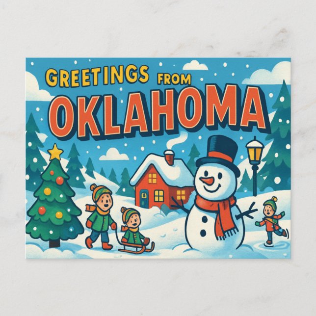 OKLAHOMA Postkarte (Vorderseite)