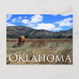 Oklahoma Prairie Postcard Postkarte