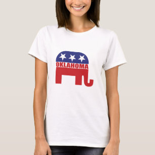 Oklahoma-Republikaner-Elefant T-Shirt