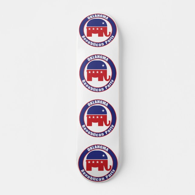 Oklahoma-Republikaner-Party Skateboard (Vorne)