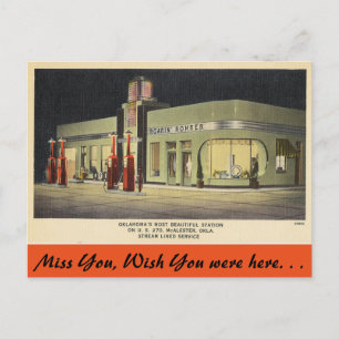 Oklahoma, Roarin Rohrer, McAlester Postkarte