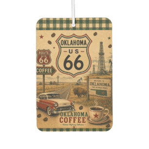 Oklahoma Route 66 Auto-Kaffee-Run Autolufterfrischer