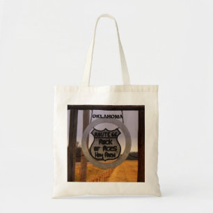 OKLAHOMA ROUTE 66 Lebensmittelgeschäft Tote Bag. Tragetasche