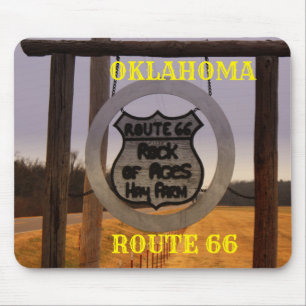 Oklahoma Route 66 Mouse Pad Mousepad