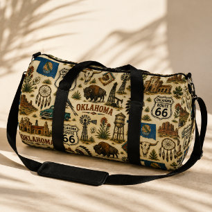 Oklahoma Route 66 Wochenende Prairie Duffle Bag