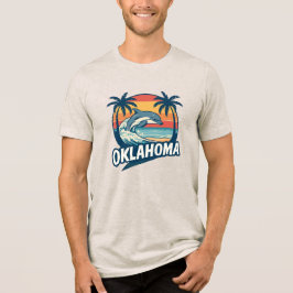 Oklahoma: Rückzug am Ozean Tri-Blend Shirt