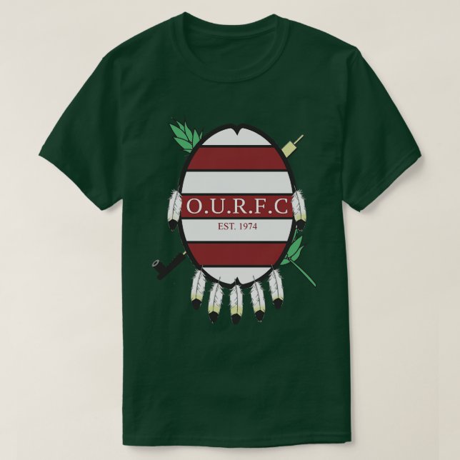 Oklahoma Rugby OURFC T-Shirt (Design vorne)