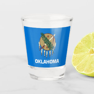 OKLAHOMA SCHNAPSGLAS