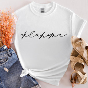 Oklahoma Script Staat FrauenT - Shirt
