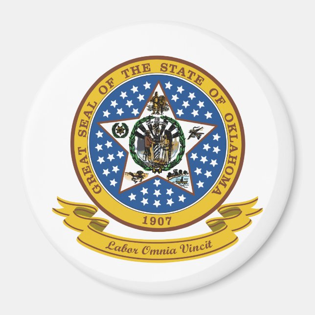 Oklahoma-Siegel Magnet (Vorne)