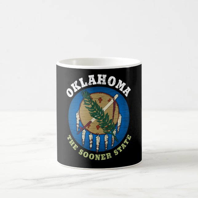 OKLAHOMA SOONER STAAT FLAG KAFFEETASSE (Mittel)