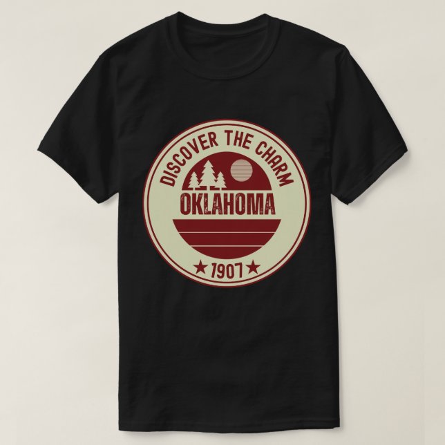 Oklahoma Sooners Staat - OK Geschenkidee T-Shirt (Design vorne)