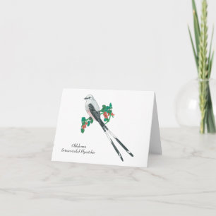 Oklahoma Staat Bird: Flycatcher mit Schnupfenschwa Dankeskarte