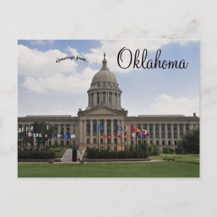 Oklahoma Staat Hauptstadt Gebäude Postkarte