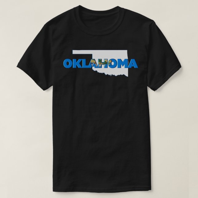 Oklahoma Staat Letters T-Shirt (Design vorne)