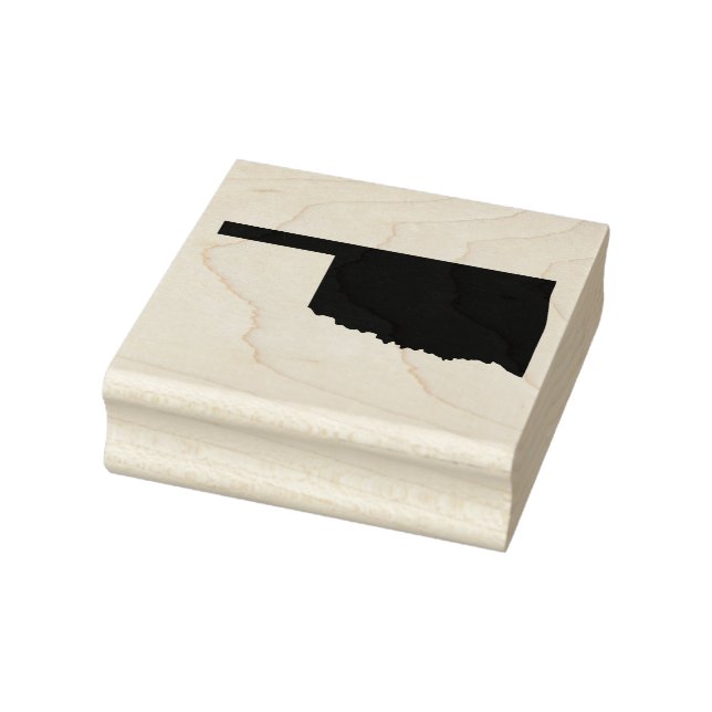 Oklahoma Staat Solid Rubber Art Briefmarke Gummistempel (Stempel)