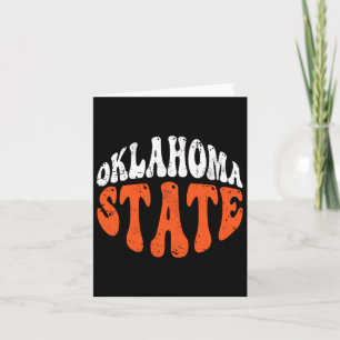 Oklahoma Staat T-Shirt.retro Vintag gestörtes Desi Karte