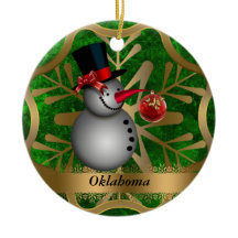 Oklahoma Staat Weihnachtsschmuck
