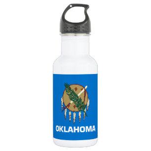 Oklahoma Staatsflagge Edelstahlflasche