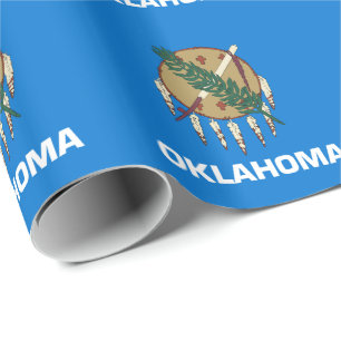 Oklahoma Staatsflagge Geschenkpapier