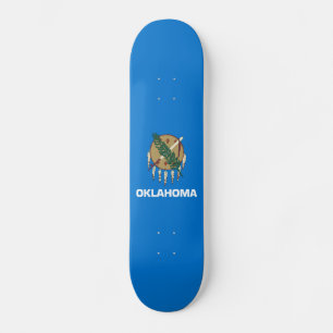 Oklahoma Staatsflagge Skateboard