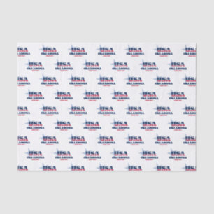Oklahoma Staatsstolz Tissue Paper Seidenpapier