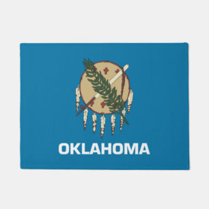Oklahoma State Flag Door Matt Fußmatte