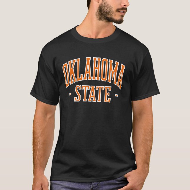 Oklahoma State Pride Classic Oklahoma Vintage T-Shirt (Vorderseite)